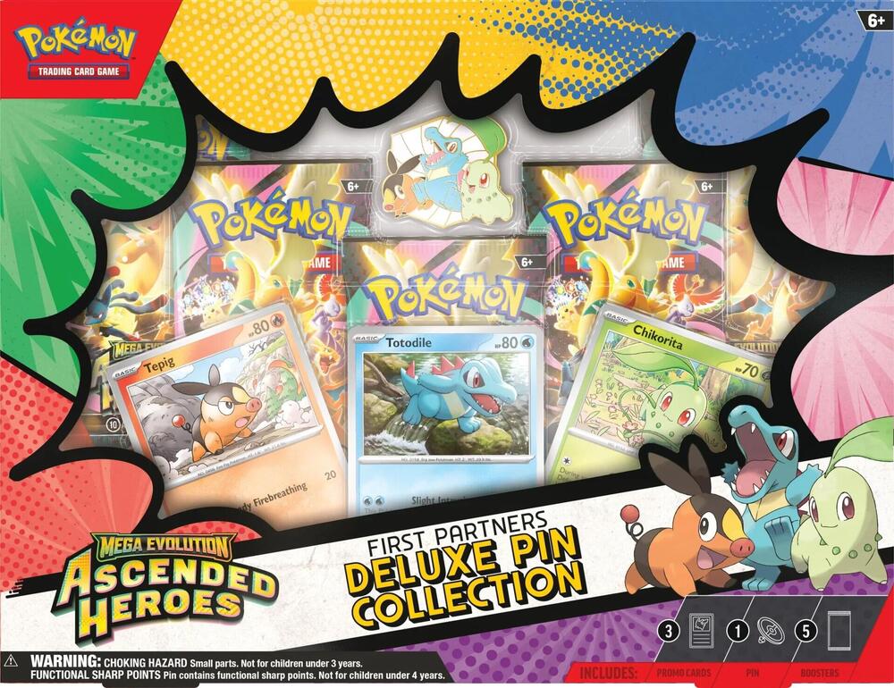 Ascended Heroes First Partners Deluxe Pin Collection – The PokéVault