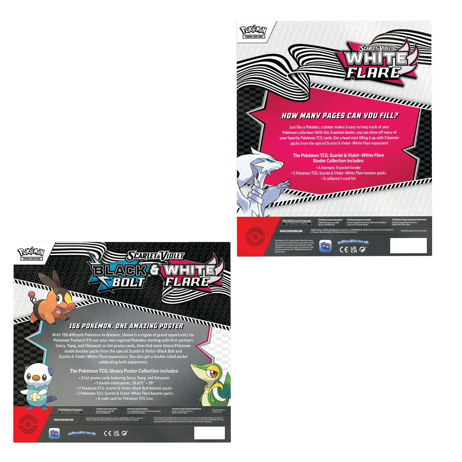 Pokmon White Flair Binder + Poster Collection (Sam's Collection) The PokVault Pokmon White Flair Binder + Poster Collection (Sam's Collection) The PokVault
