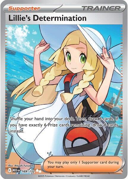 PSA MINT 9 Lillie's Determination - 169/132 - ME01: Mega Evolution