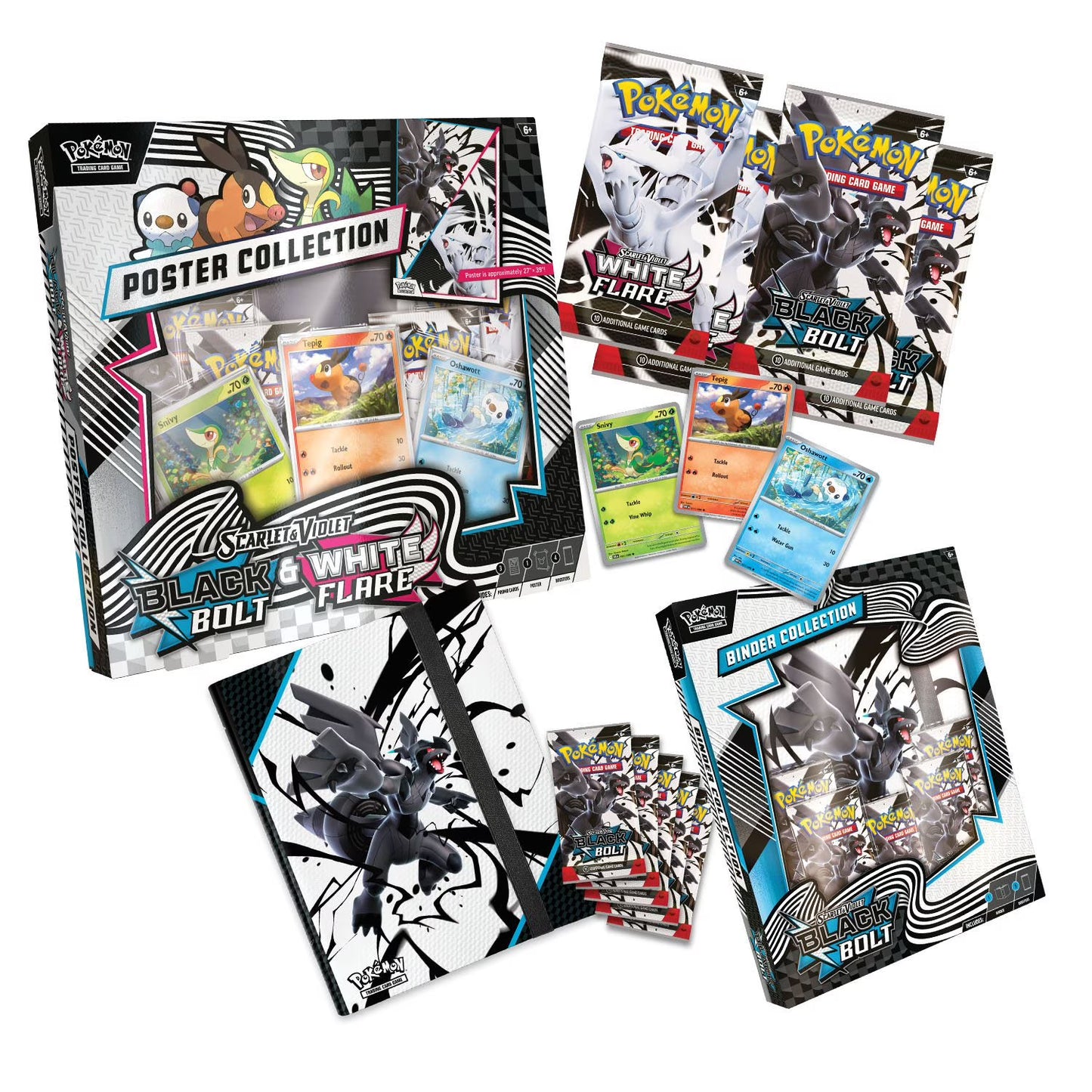 Pokémon Black Bolt Binder + Poster Collection (Sam's Collection)