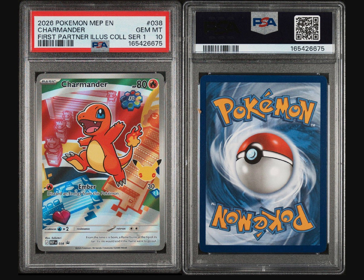 #038 CHARMANDER FIRST PARTNER ILLUSTRATION COLLECTION SERIES 1