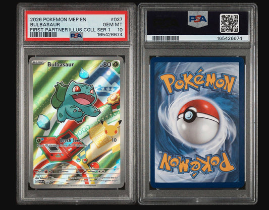 #037 BULBASAUR FIRST PARTNER ILLUSTRATION COLLECTION SERIES 1