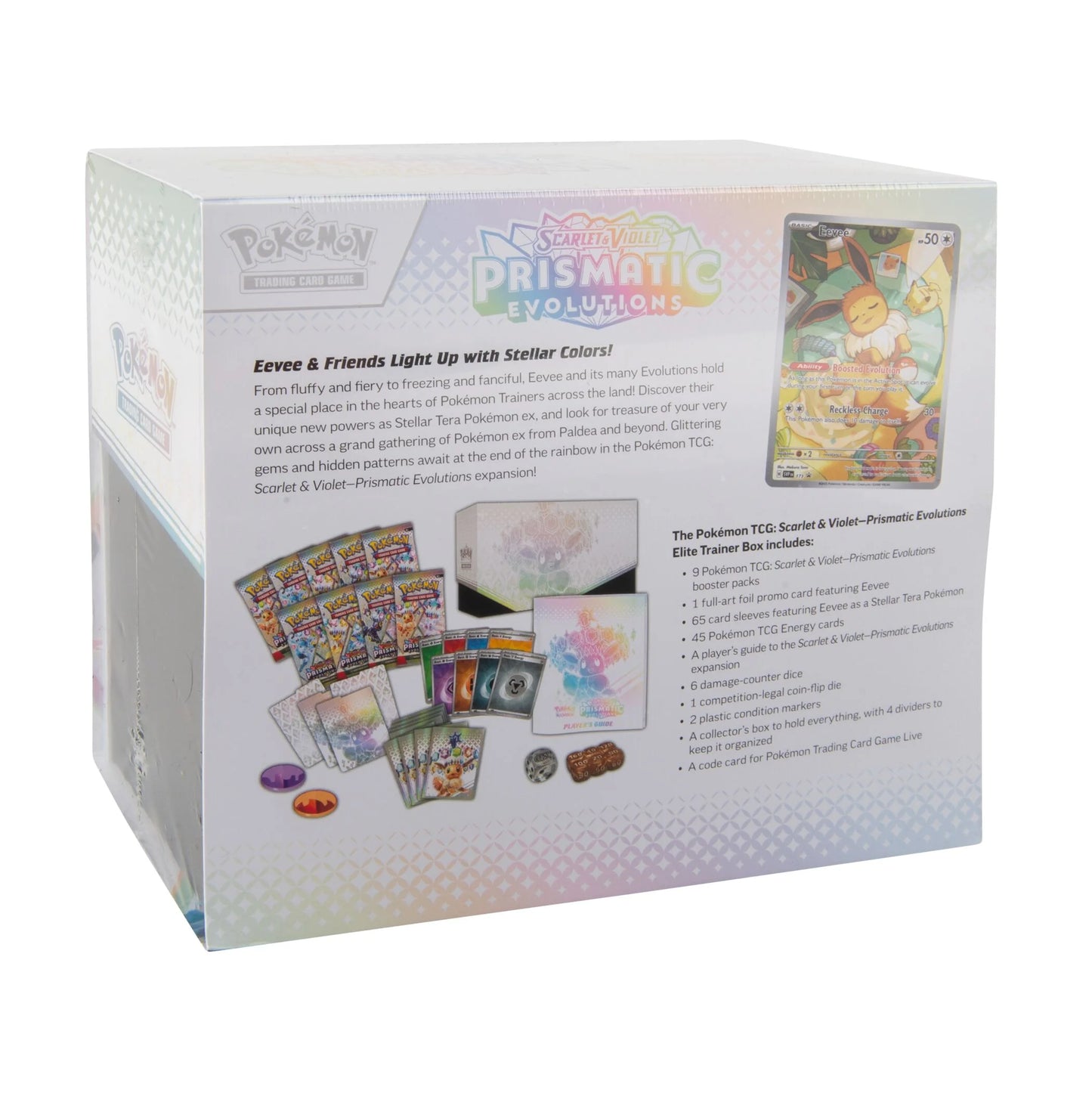 Pokémon Scarlet & Violet - Prismatic Evolutions Elite Trainer Box (ETB)