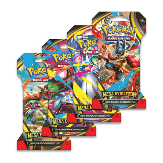 Pokémon TCG: Mega Evolution Sleeved Booster Pack (10 Cards)